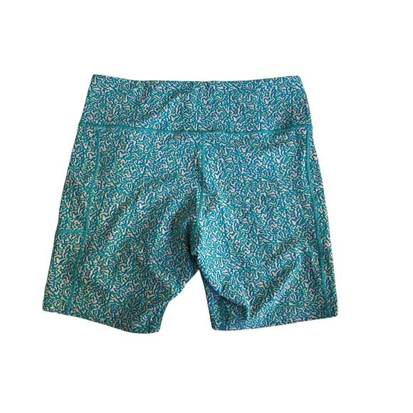Patagonia Women's Subtidal Blue Sea Texture Maipo 8" Hiking Shorts Size XL - Picture 4 of 7